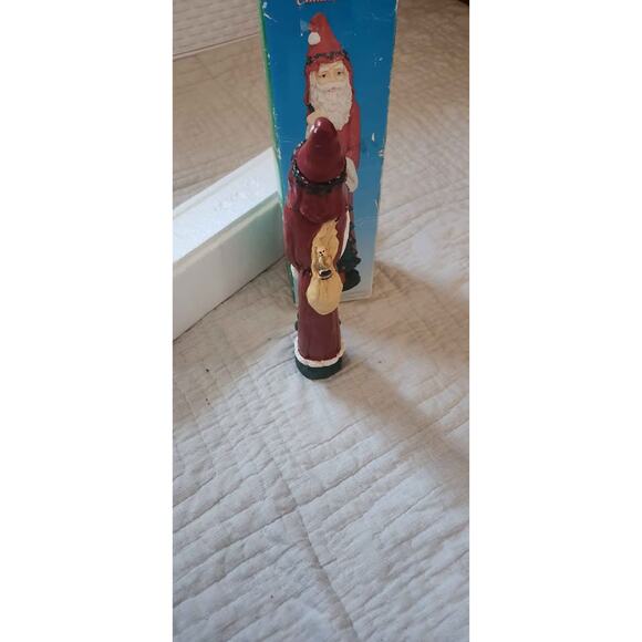 Old World Santa Candlestick 12" Tall In Original open Box - Picture 3 of 5
